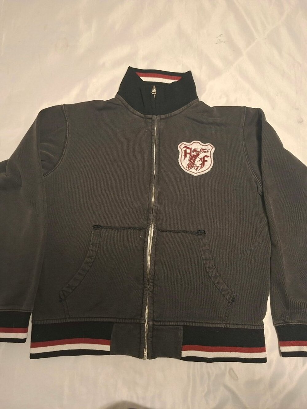 Abercrombie & Fitch Y2K F+A New York Full-Zip Size Large Jacket